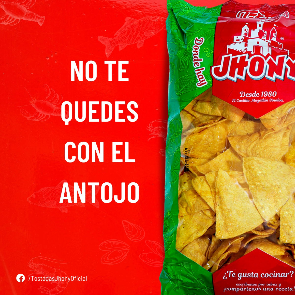 Caja de Totopos De Maíz Triangular Con 5 Paquetes de 700 Gramos