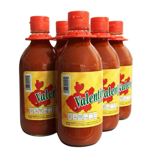 6 Salsas Valentina con 350 mL