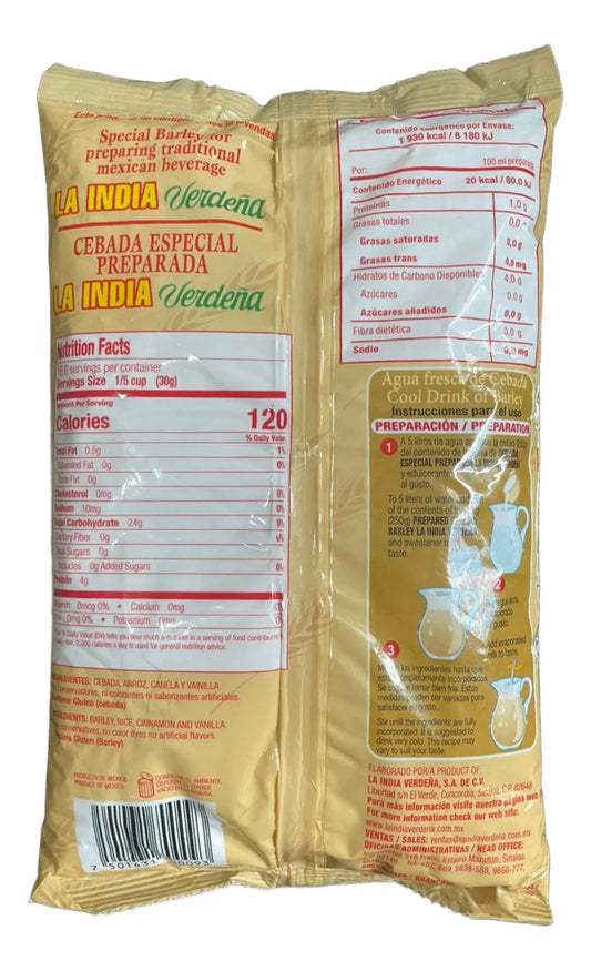 Harina De Cebada La India Verdeña