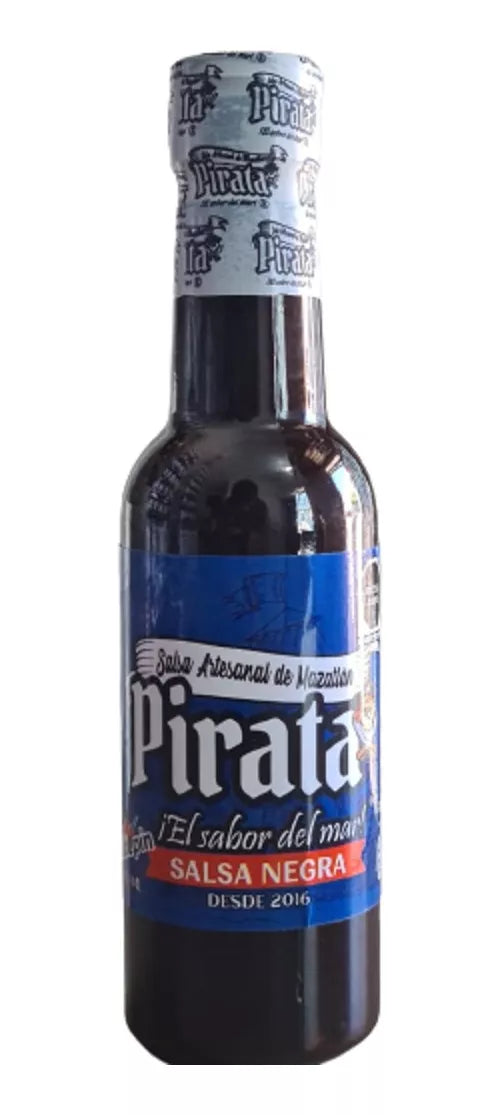 Salsa Negra Marisquera Pirata Original De Mazatlán