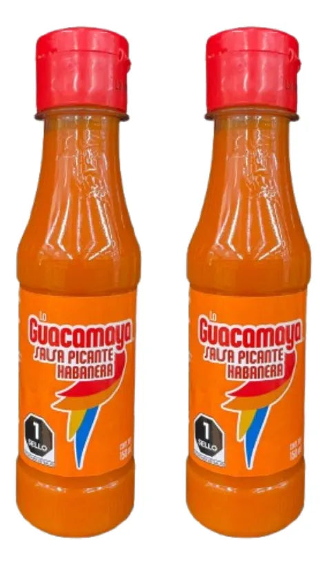 Mix 6 Salsas Guacamaya Tradicional, Habanera Y Con Limón