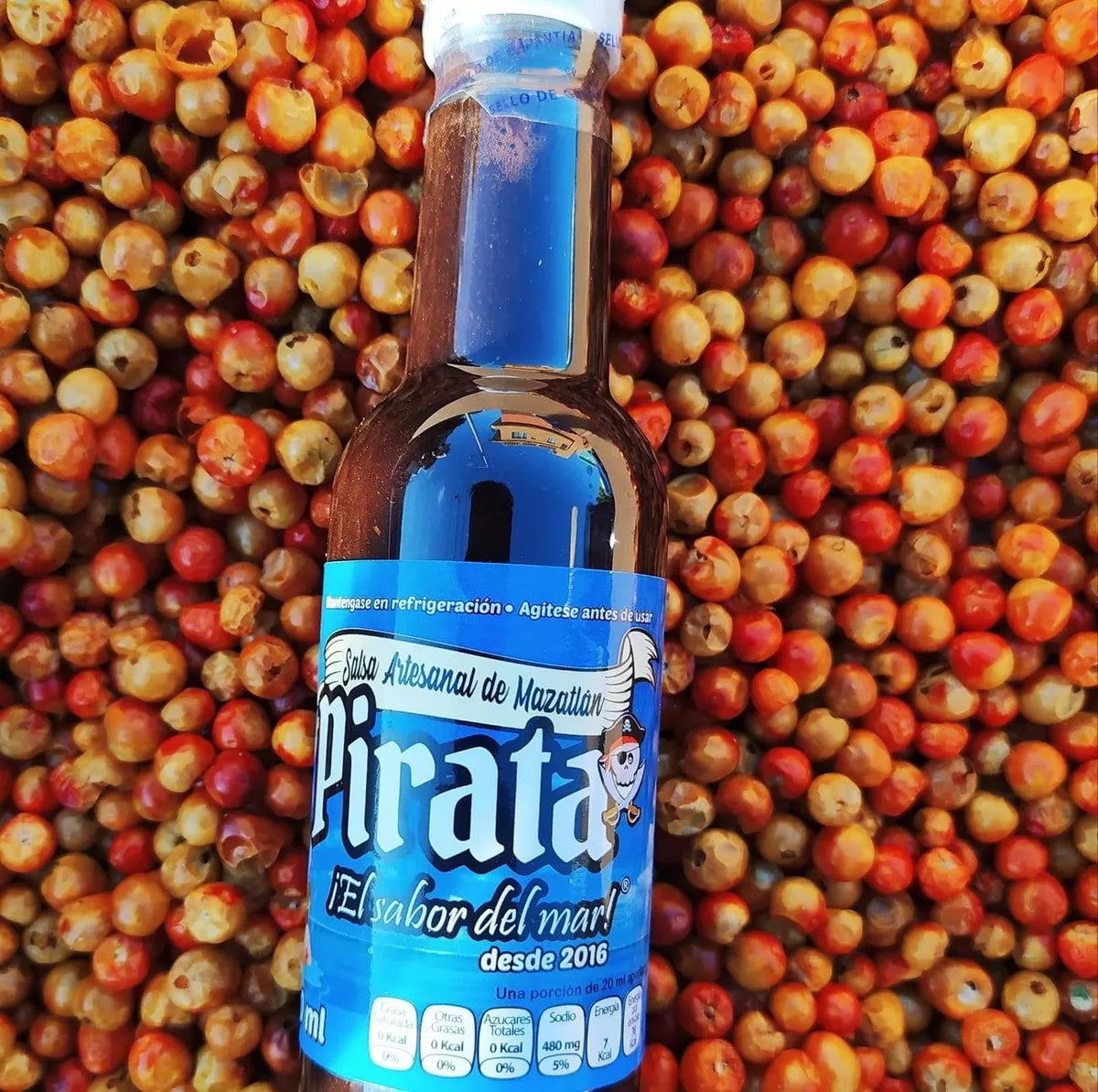 Salsa Negra Marisquera Pirata Original De Mazatlán