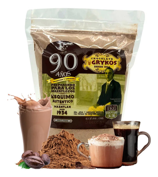 Chocolate Grykos Esquimo Auténtico De Mazatlán 2 Kilos
