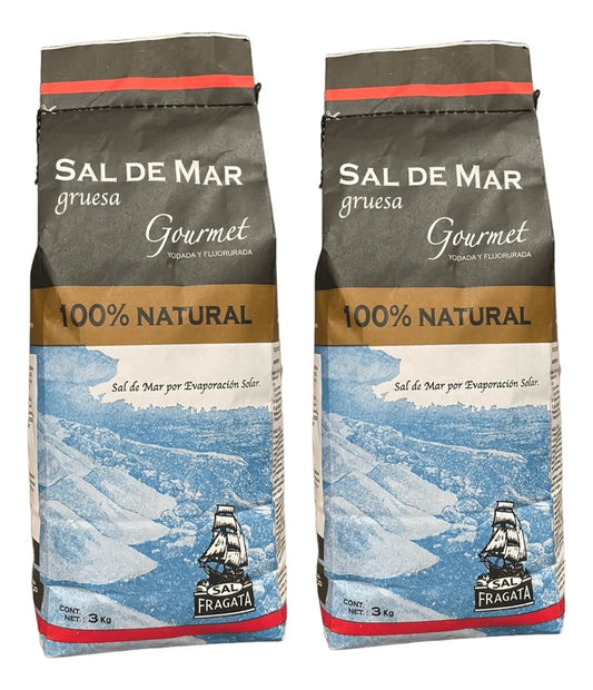 Sal De Mar Gruesa Fragata Gourmet 6 Kilos (por Evaporación)